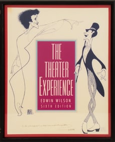 Al Hirschfeld Signed "The Theater Experience"