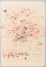 Jean Tinguely "Machines" Exhibition Poster, 1972