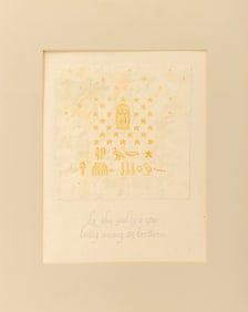 Diane Carol Brandt "Soul Star" Gouache & Pencil