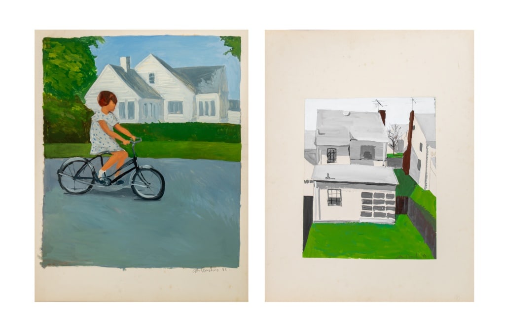 Michael Paraskevas Suburbia Acrylic on Board, 2 (1 of 13)