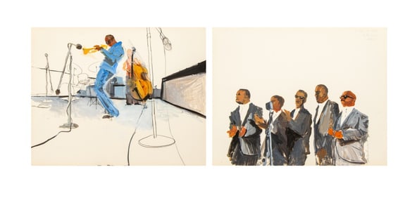 Michael Paraskevas Mixed Media on Board, 2