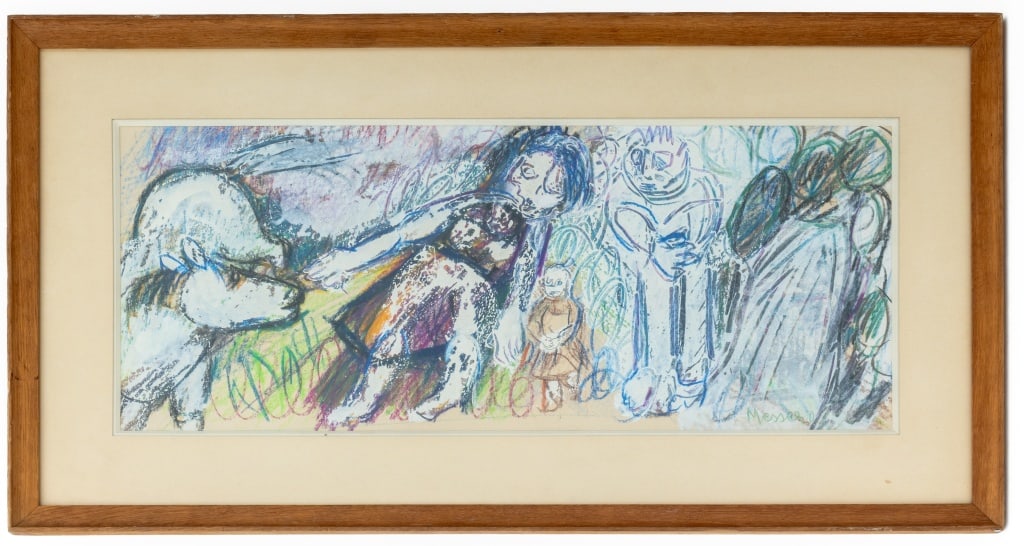 David Messer Abstract Figural Group Mixed Media (1 of 6)