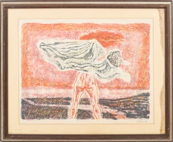 Signed "Ode to the Wind" Lithograph