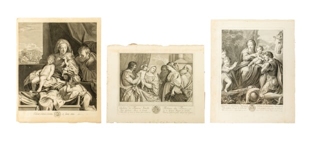 Michel Aubert, Etc. Biblical Engravings, 3
