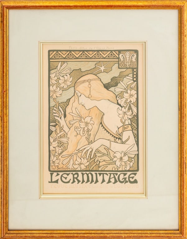 Paul Berthon "L'Ermitage" Lithograph (1 of 5)