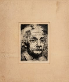 Susan E. White "Einstein" Etching