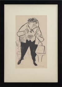 William Gropper "Summation" Lithograph