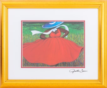 Jonathan Green "Private Dancer" Offset Lithograph