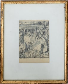 Norman Carton "Decoration" Pen & Ink, 1934