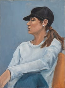 Penny Purpura Portrait of a Woman Oil on Canvas