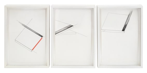 Jennie C. Jones "Blanks" Series Collage and Ink, 3