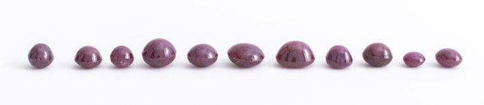 Loose Natural Indian Star Ruby Lot, 86.2 Cttw.