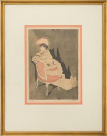 Jacques Villon "La Parisienne" Etching, 1904