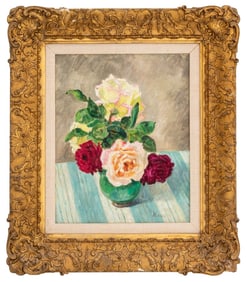 Marie-Lucie Nessi-Valtat Still Life Oil on Canvas