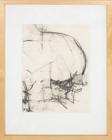 Robert O'Meara Abstract Expressionist Charcoal