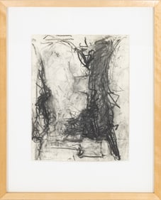 Robert O'Meara Abstract Expressionist Charcoal