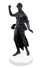 Italian "Aphrodite" Patinated Bronze Figure