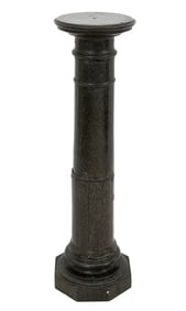 Victorian Green Serpentine Pedestal