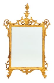 English Neoclassical Style Giltwood Mirror