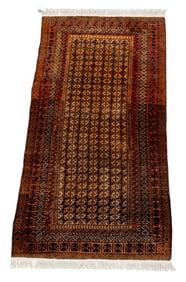 Afghan Runner Rug, 8' 10" x 4' 2"
