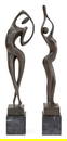 Miguel Fernando Lopez Figural Bronze Sculptures, 2