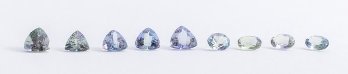 Collection Of Mixed-Cut Loose Tanzanite, 3.70 Cttw