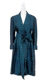 Nippon Nobility Emroidered Silk Smoking Jacket