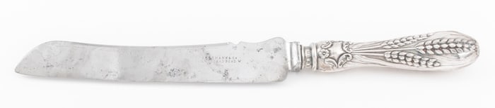 Oetzmann & Co. Victorian Silver Bread Knife