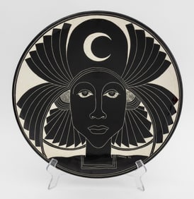Curras Brothers Art Pottery Charger, 1992