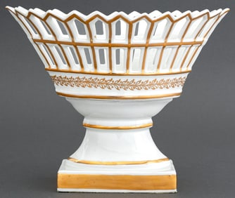 Spanish Porcelain Oval Jardiniere