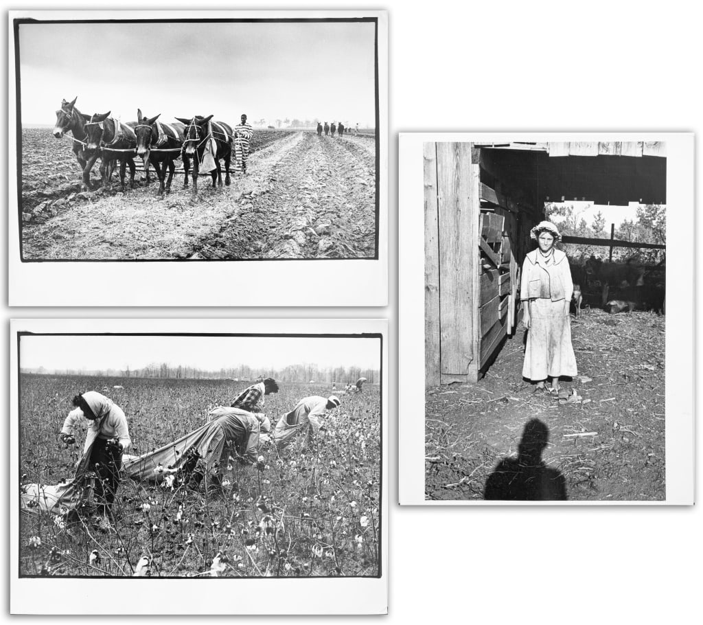 Walker Evans & Martin J. Dale Photographs, 3: Three Black and White Photographs of Rural America, comprising: Walker Evans (American, 1903-1975), "Dora Mae Tengle (Sharecropper's Daughter)", 1963, printed later, stamped "Reproduced from the Colle