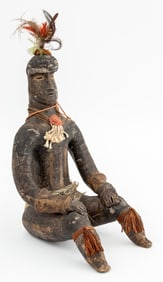 Karaja Brazilian Terracotta Seated Figure