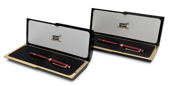 Montblanc Meisterstuck Fountain Pens, Pair