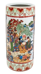 Japanese Porcelain Umbrella Stand