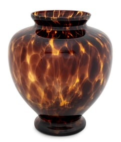 Tortoiseshell Glass Vase
