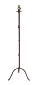 Arts and Crafts Style Cast Iron Floor Lamp