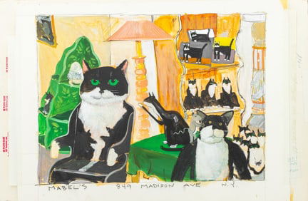 Michael Paraskevas "Mabel's..." Acrylic on Paper