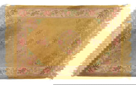 Chinese Art Deco Rug, 7' x 4'