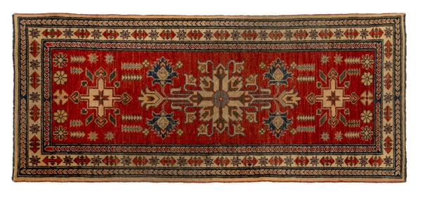 Caucasian Kazak Runner, 5' 8" x 2' 5"
