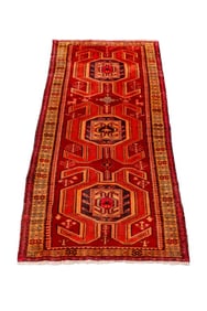 Kurdish Herki Runner, 9' 3" x 4'