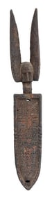 Bambara Mali Figural Carved Wood Door Lock