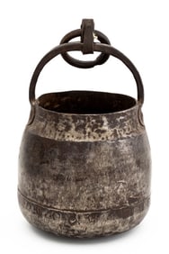 Hand-Forged Iron Cooking Pot