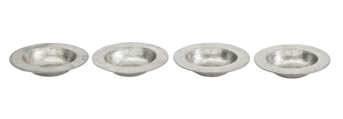 Jacob Isenheim Pewter Bowls, 4
