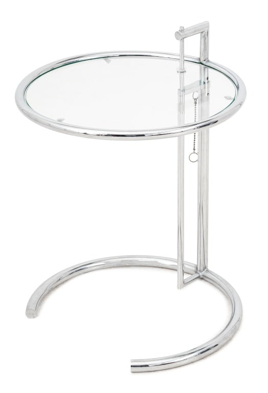 Eileen Gray Adjustable Chrome Side Table (1 of 6)