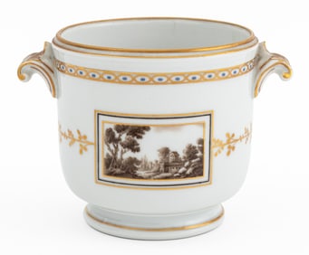 Richard Ginori Porcelain Cachepot