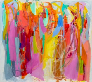 Gabriela Tolomei "Iluminados" Acrylic and Ink