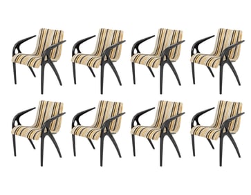 Il Loft "Joh.01" Johan Dining Chairs, 8