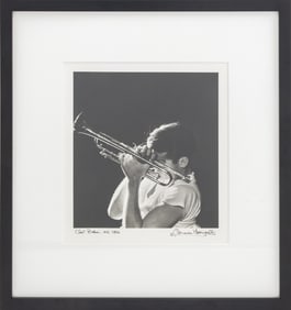 Herman Leonard "Chet Baker, NYC" Silver Print
