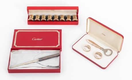 Cartier Sterling Silver Gift Articles, 12