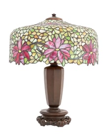 Handel Leaded Glass Table Lamp